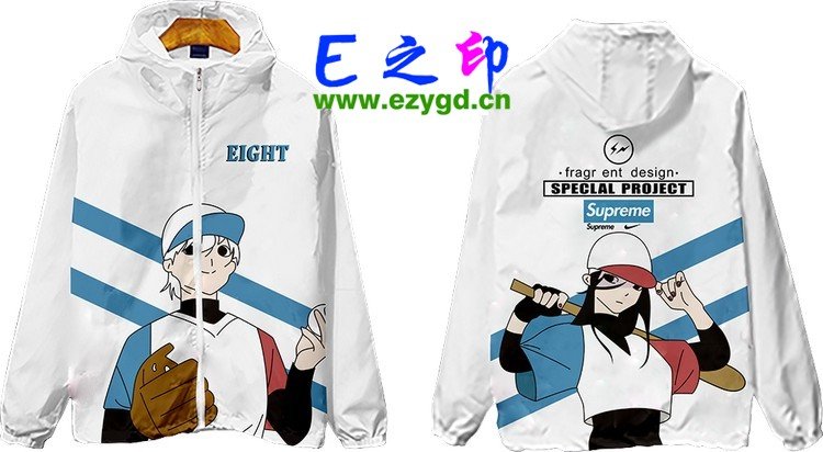 拉链风衣班服,八8班服风衣,全身印风衣,带帽班服,春秋班服,冬季班服,卫衣班服,班服图案