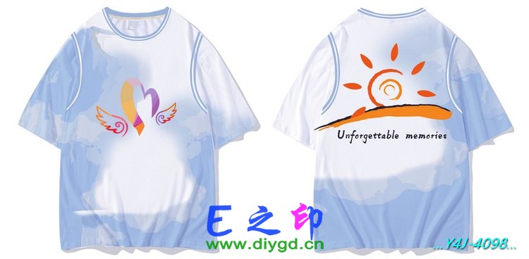 E之印班服,假两件班服,全身印班服,班服效果图,班服图案