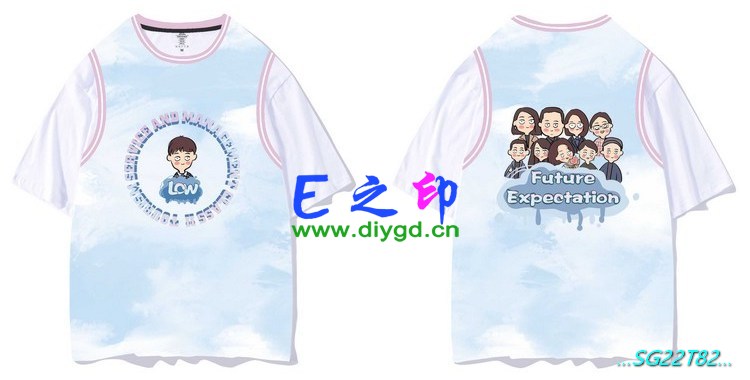 E之印班服,假两件班服,全身印班服,班服效果图,班服图案