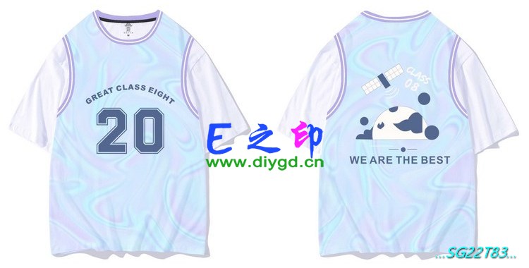 E之印班服,假两件班服,全身印班服,班服效果图,班服图案