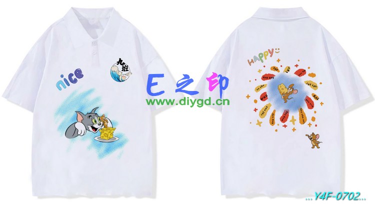 E之印班服,翻领班服,全身印POLO,班服效果图,班服图案