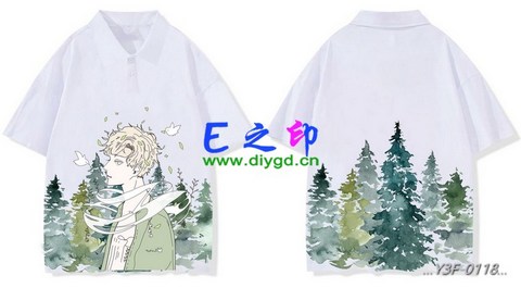 翻领班服