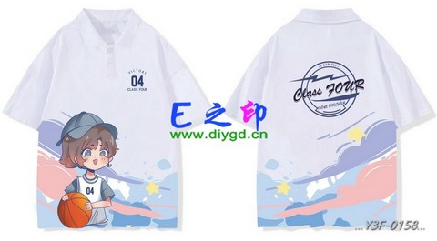 翻领班服
