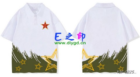 翻领班服